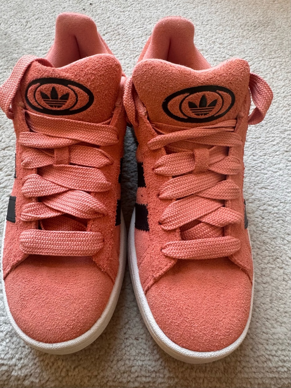 Adidas Campus 00s 'Wonder Clay' Suede Sneakers – Pink/Black